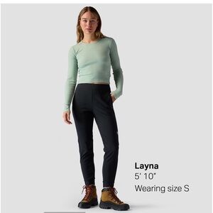 Backcountry Softshell Fleece Lined On The Go Pants | olive | Jogger M